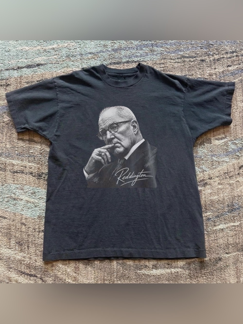 Kenvin Reddington Signature Lawyer Black Portrait Graphic T-Shirt